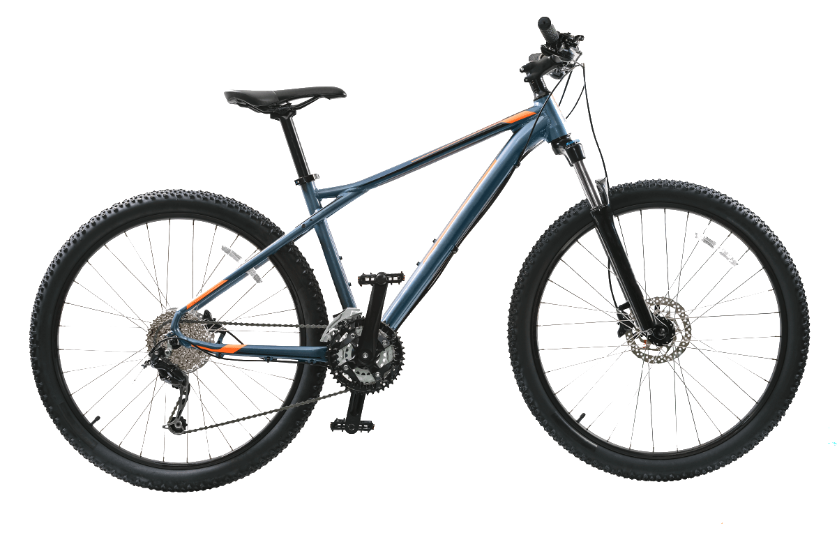 mountain bicycle isolated on transparent background